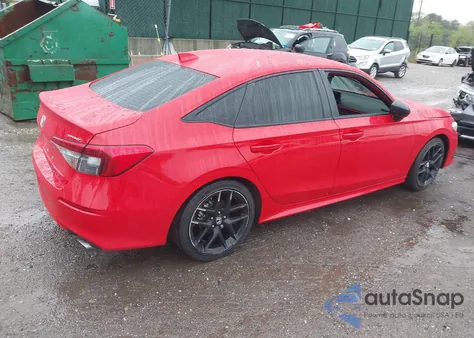 2022 Honda Civic Sport z USA, uszkodzony, nr VIN 2HGFE2F51NH605045